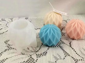Molde silicona esfera facetada